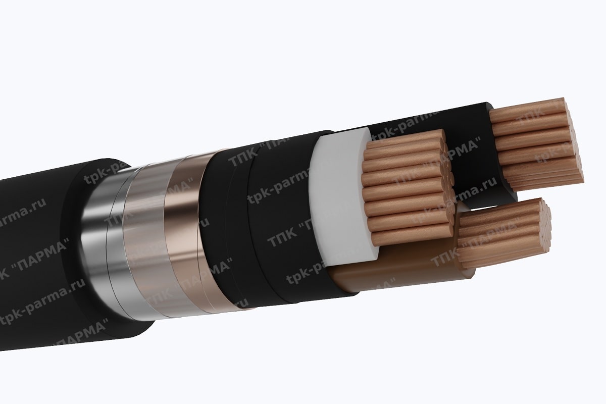 Фотография провода Кабель ПвБПнг(A)-HF 3х185/95 - 10кВ