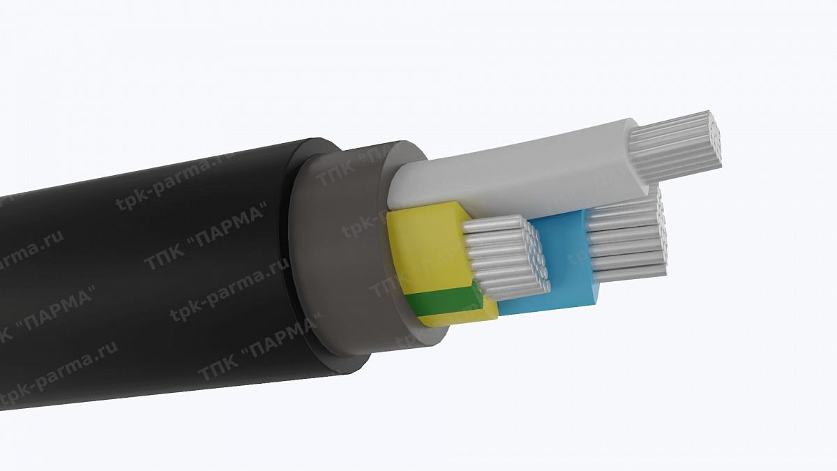 Фотография провода Кабель АВВГнг-LS 3х185+1х50 - 1кВ